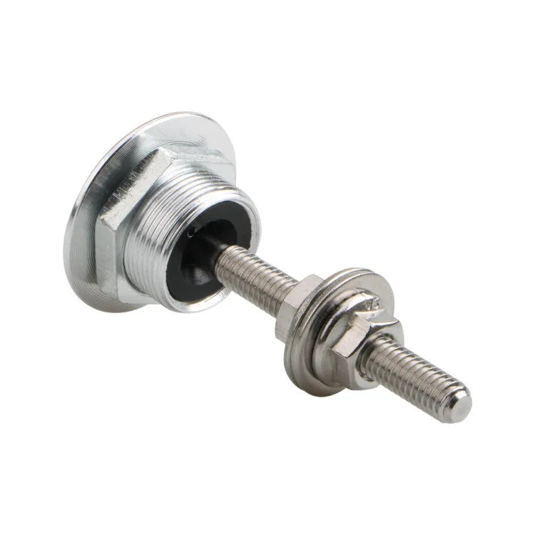 30mm diameter racing car engine cover lock in aluminium alloy with iron screw component