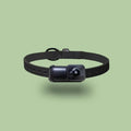 Black neckband wireless camera recorder with clip showing compact 61.5mm design for hands-free 1080P video recording