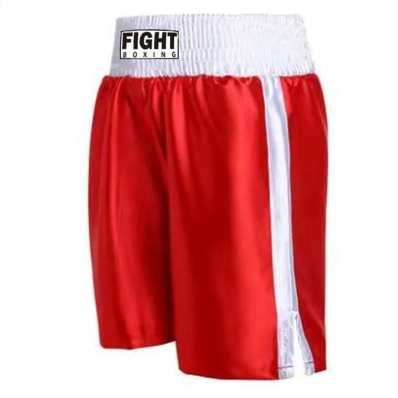 Boxing shorts for kickboxing training in multiple colour combinations with size options from XS to XXXL