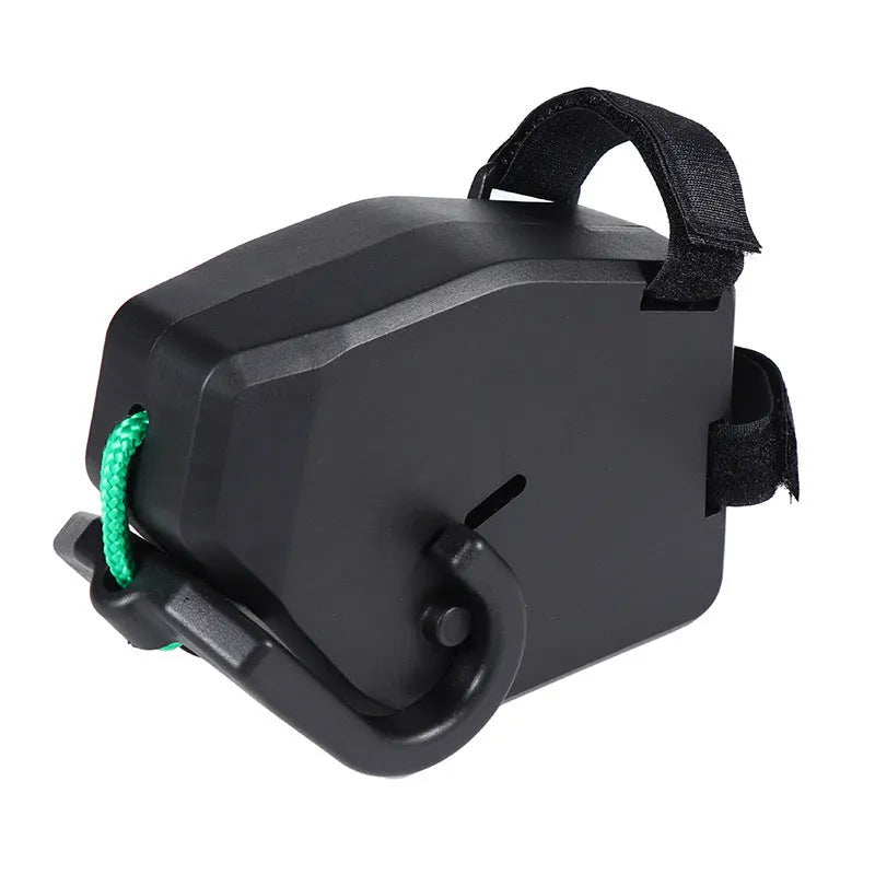 Black plastic parent-child bicycle trailer rope traction device for mountain bikes