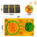 85x50cm polar fleece pet sniffing pad in cushion gift ball colour with treat hiding puzzle design