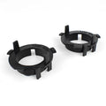 ABS plastic car LED headlight card holder measuring 3.8 by 3.7 by 1 centimetres