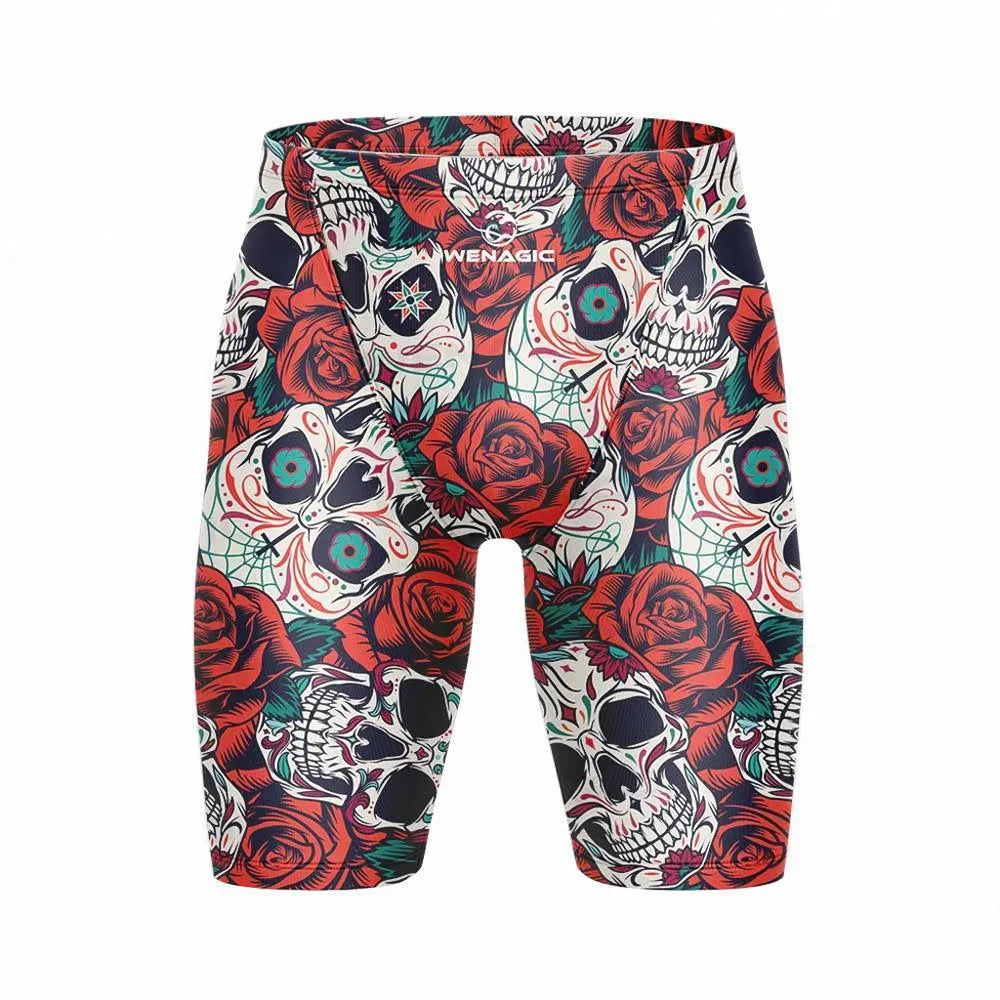 Men's Lycra polyester swimming briefs in briefs style on size chart
