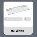Double-sided keyboard and mouse pad with memory foam wrist rest in five colour options