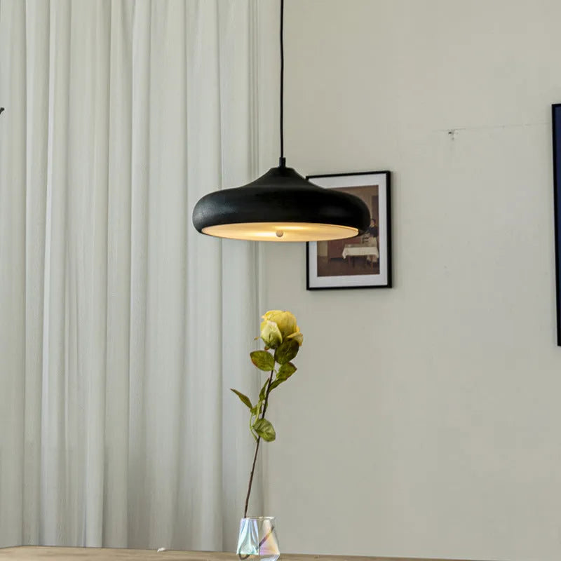 Retro American style iron chandelier 30cm diameter antique black finish ceiling light