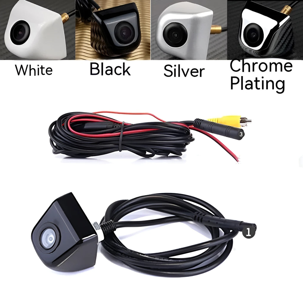 Screw plug-in HD car night vision waterproof rearview reversing camera in metal shell