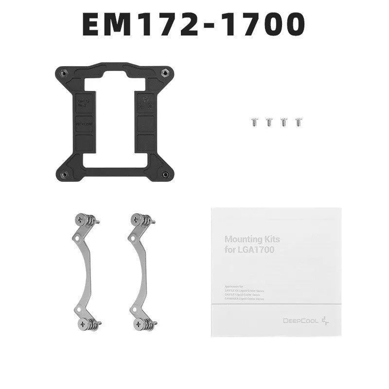 LGA 1700 socket water cooling radiator fastener with cleaning alcohol bag for 12th generation Intel CPUs