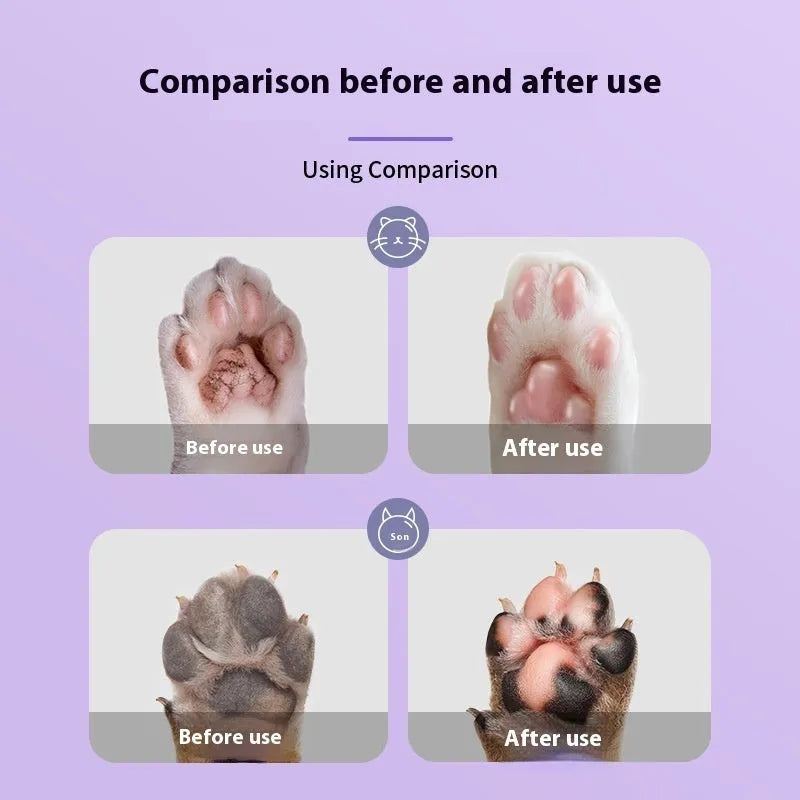 40g tube of pet foot cream with Brazil palm wax for cat and dog paw care