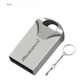Speed car shaped metal USB flash drive pendant with chain attachment in black colour