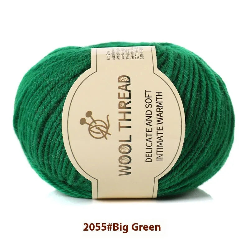 Roll of hand knitting wool yarn for baby garments in various colour options