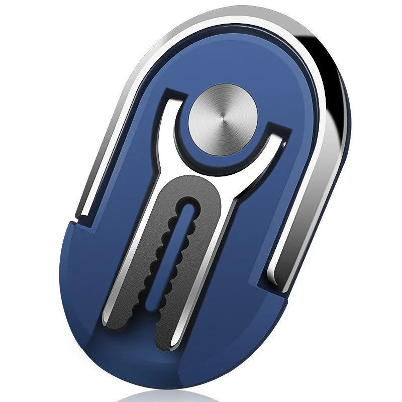 Universal car mobile phone bracket with ring design for dashboard mounting in black silver blue gold red colours