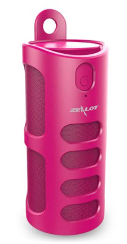 Portable Bluetooth speaker with 4000 mAh battery in black, blue or red colours