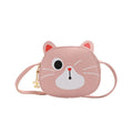 New Expression Kitty children messenger bag PU small shoulder bag in pink