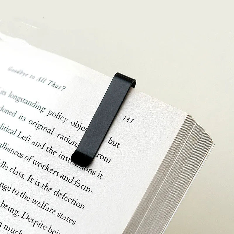 RUMA retro style metal aluminium bookmark ruler with 15cm laser-engraved scale in black grey colour
