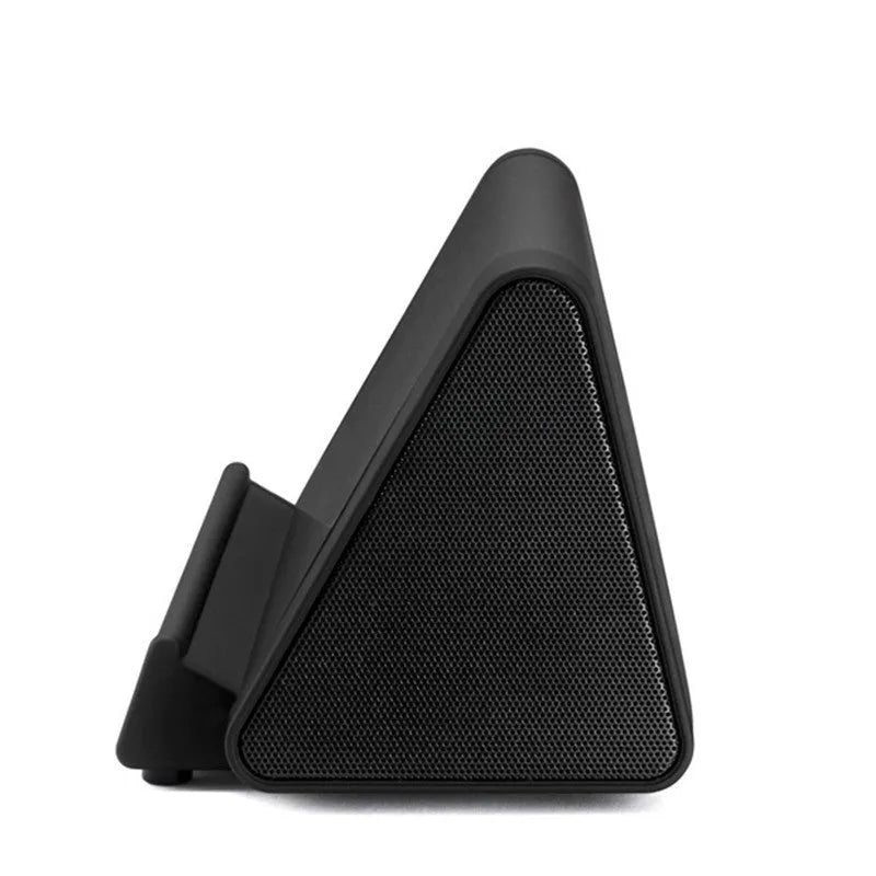 Black and white wireless mini Bluetooth speaker with rechargeable battery for mobile phones