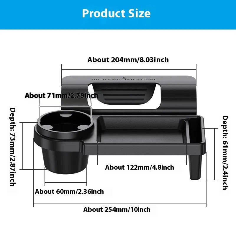 Car multifunction storage box hanging on door trim plastic car interior organiser black or grey colour
