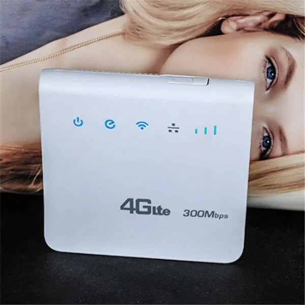 300Mbps 2.4G wireless router with firewall for home and Android, compact design 119x116x20mm
