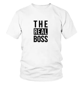 Plain loose fit round neck men's T-shirt on a hanger, front and back view, for DIY custom printing.