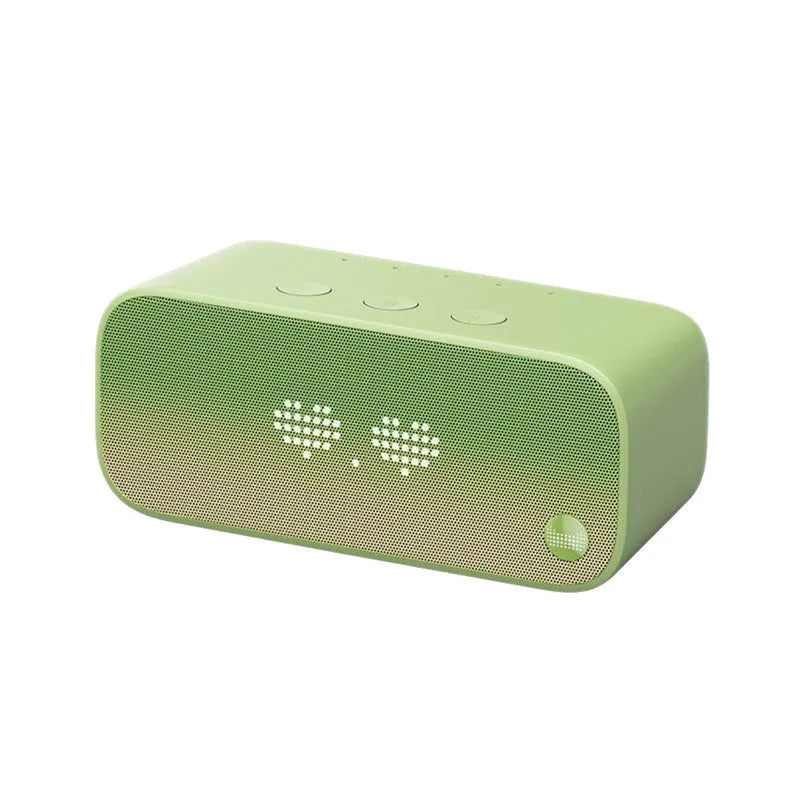 Elf sugar cube AI WiFi speaker in selected colour with front-facing design and compact bookshelf proportions