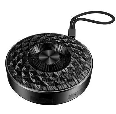 Mini Bluetooth wireless speaker in black, orange, or silvery white colours