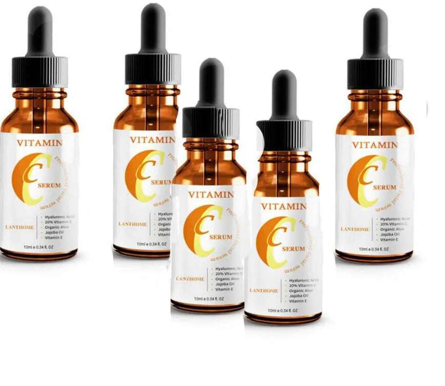 Vitamin C Hyaluronic Acid Facial Serum bottle for whitening, anti-aging, and moisturising.