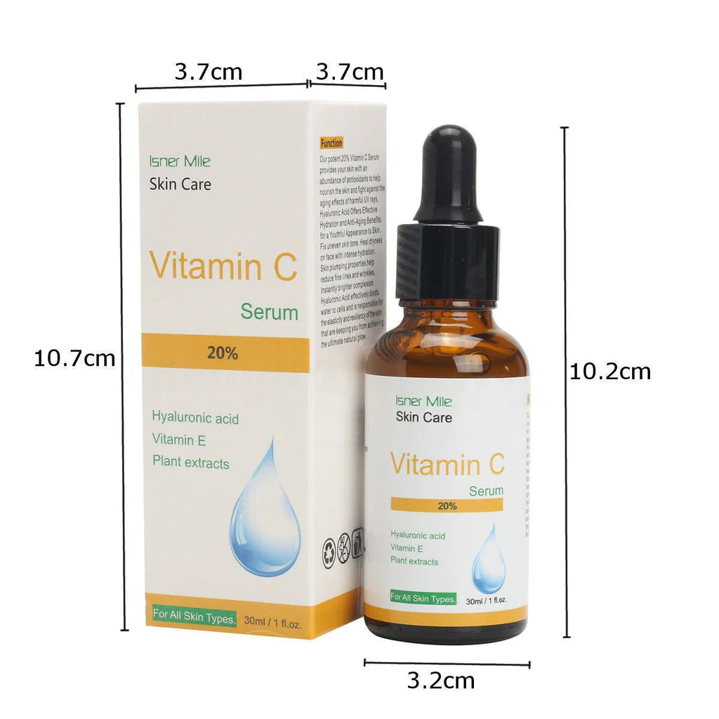 30ml bottle of Vitamin C undiluted brightening and firming skin care essence