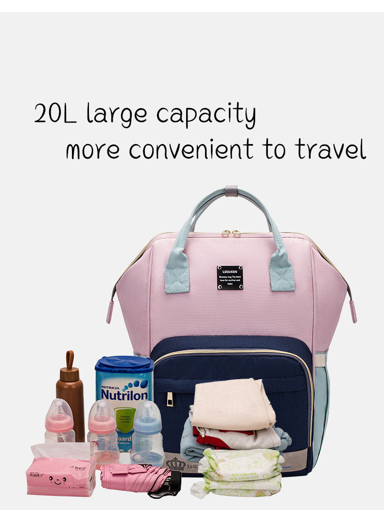 Smart Baby Nappy Changing Bag Set - Large Capacity Maternity Rucksack & Mother Travel Backpack