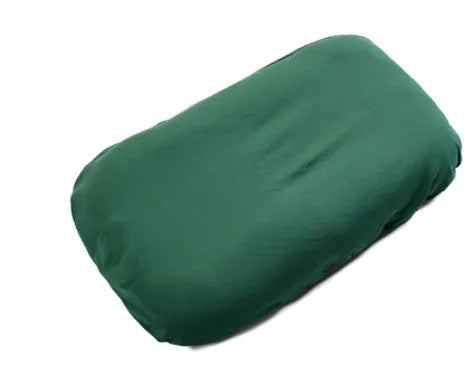 Beige portable cotton baby nest crib cushion measuring 75cm by 45cm for infant sleep.