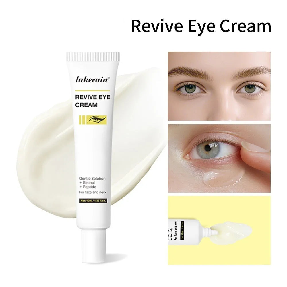 40ml bottle of retinol eye cream for treating dark circles, fine lines and eye bags.