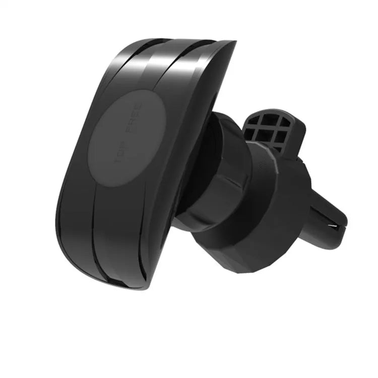 Glory black car phone holder with adjustable side grips mounted on a car air vent