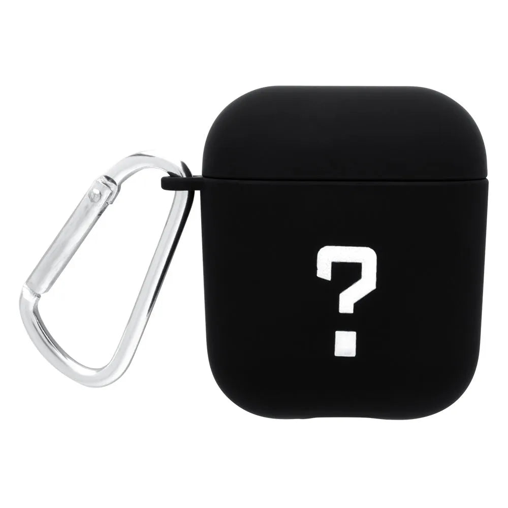 PC back cover for AirPods case with decorative designs including Flower and Smiley face options
