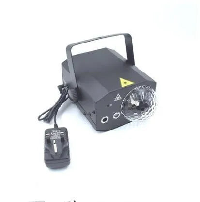 LED laser magic fan stage lighting equipment in black or white with remote control