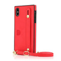 Leather messenger phone case with card holder and wristband for iPhone in five colour options