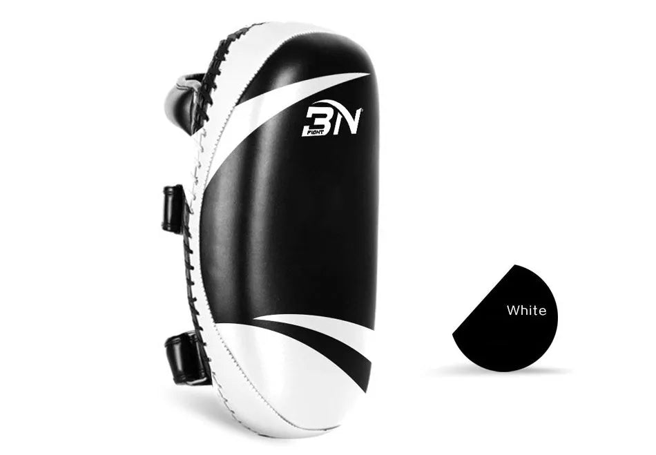 Taekwondo boxing protective gear target pad in fluorescent green with soft PU surface and elastic rubber liner
