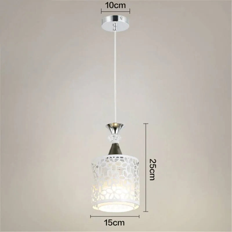 Restaurant droplight LED pendant lamp with aluminium alloy lampshade and adjustable height