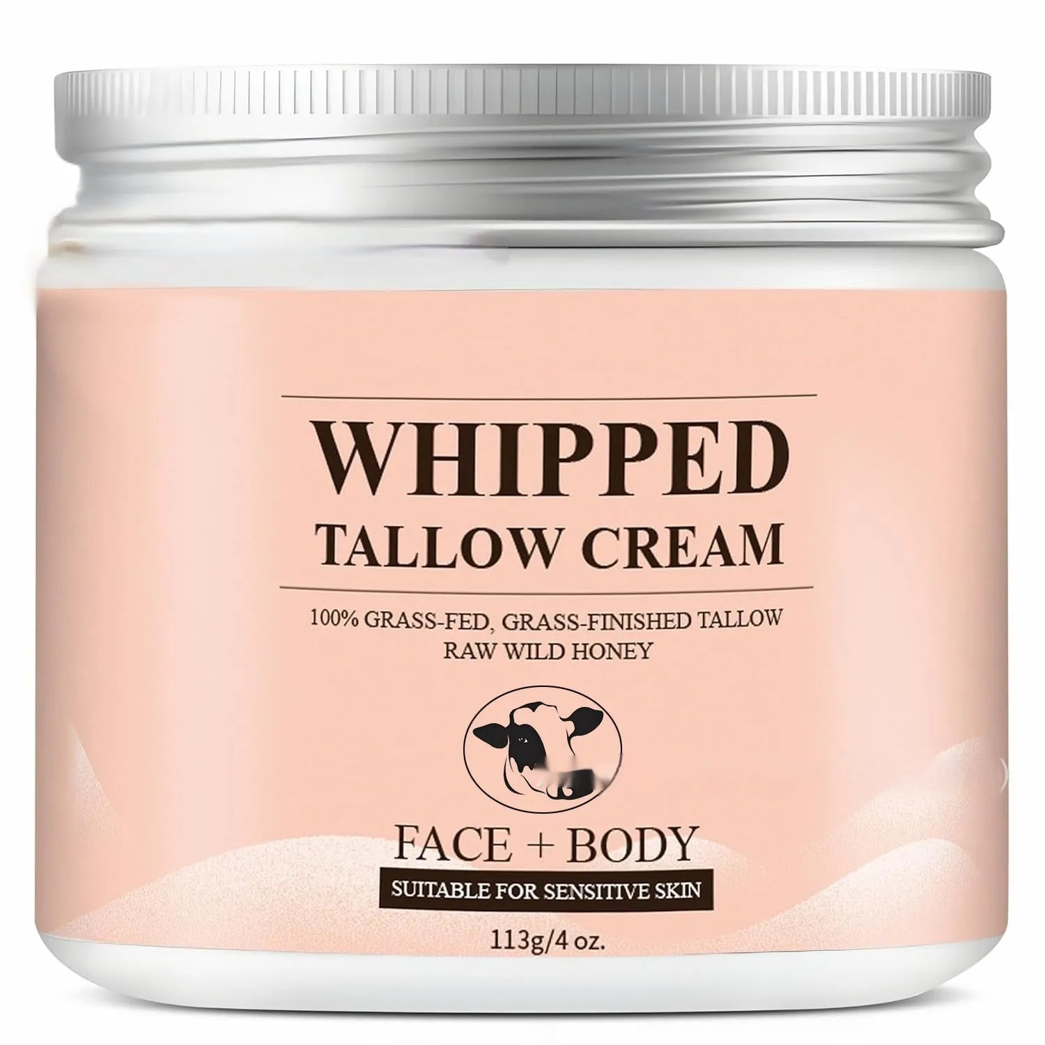Butter cream moisturiser container with 113g content for multiple skin types