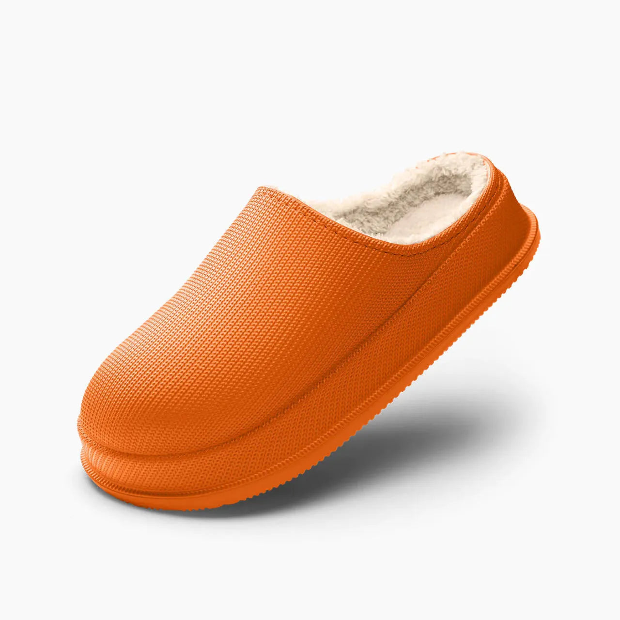 EVA autumn winter waterproof non-slip warm home cotton slippers for couples, dark grey colour, size 42-43