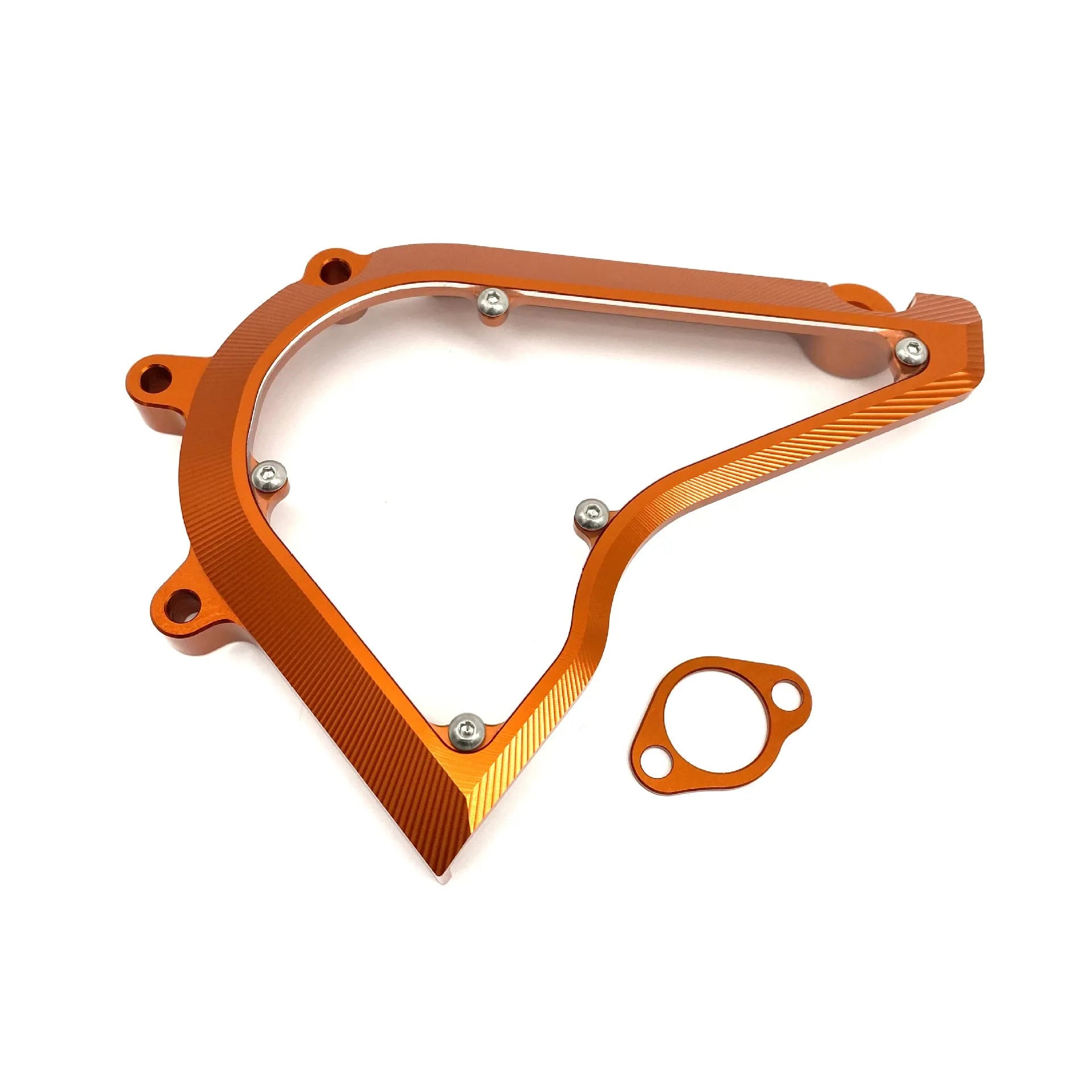 KTM Duke 250 390 chain front gear cover in black and orange options for 2017-2020 models