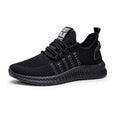 Men's low-top casual sports shoes with flying three bars stripes, cross straps, and a fly weave upper.