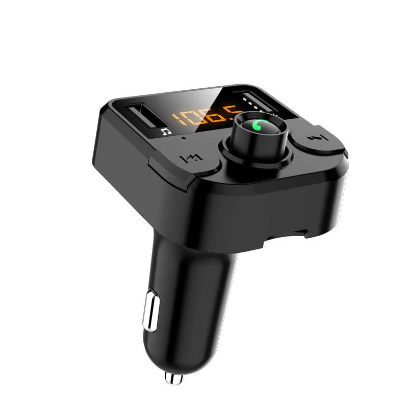 BT36B black car MP3 Bluetooth player with 1.1-inch display for cigarette lighter power connection