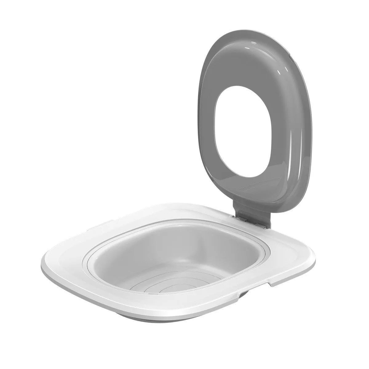 Fifth generation cat toilet trainer in ABS plastic with new shape design for pet training