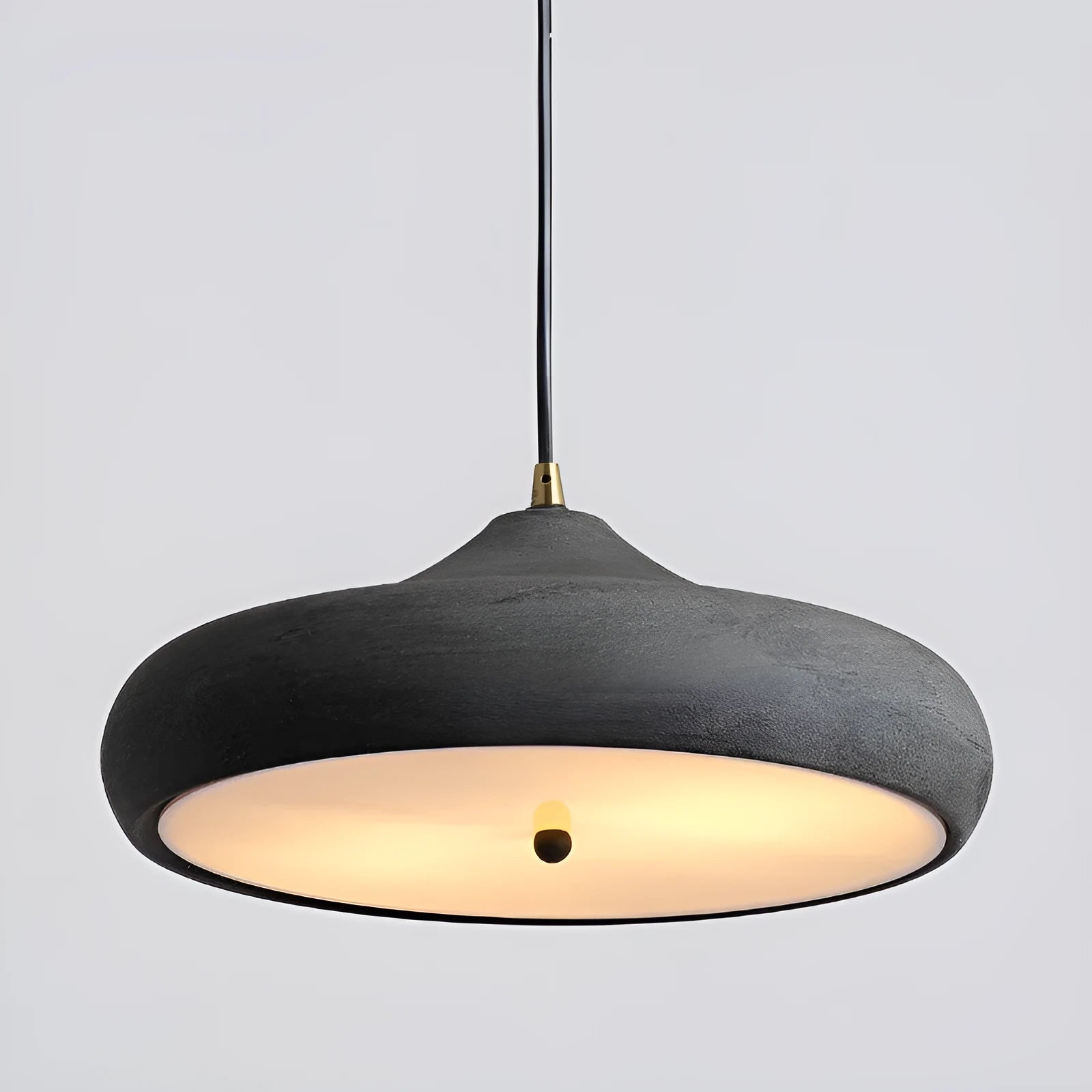 Retro American style iron chandelier 30cm diameter antique black finish ceiling light