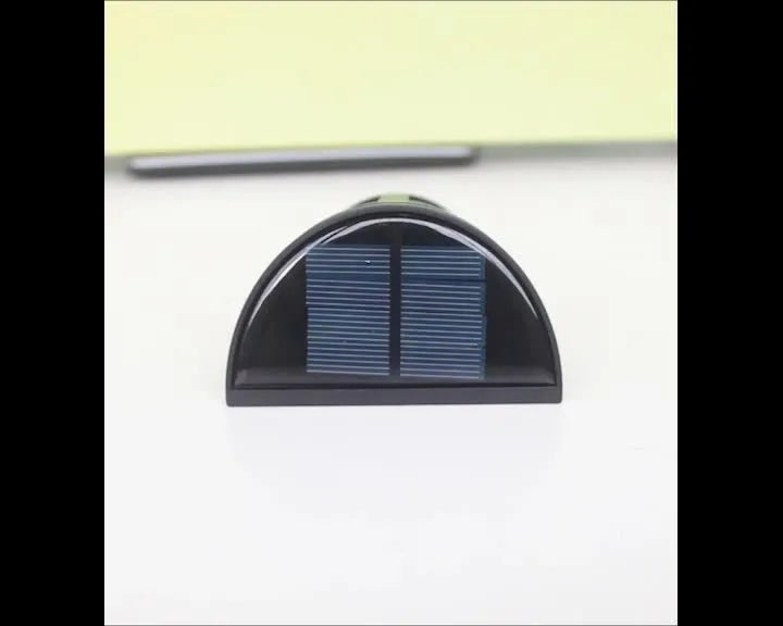 Solar-powered outdoor wall lamp with automatic sensor and waterproof IP65 rating