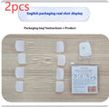 V27 neck pattern sling firming tape set with skin-tone adhesive patches on card