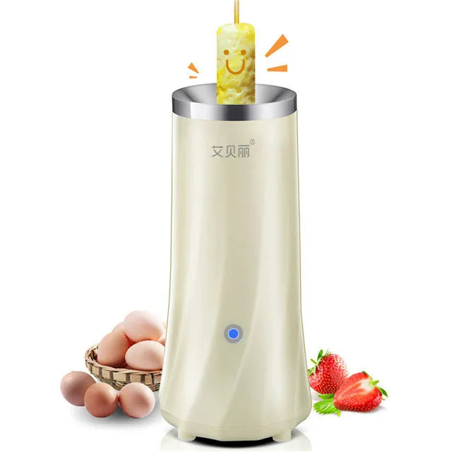 Mini breakfast machine in beige colour with automatic operation and compact CH design
