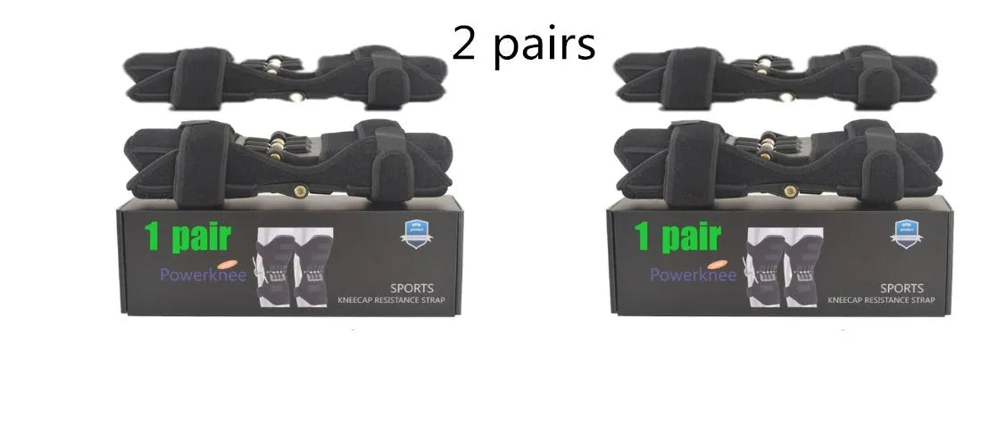 Adjustable knee brace with patella support and spring mechanism in breathable fabric