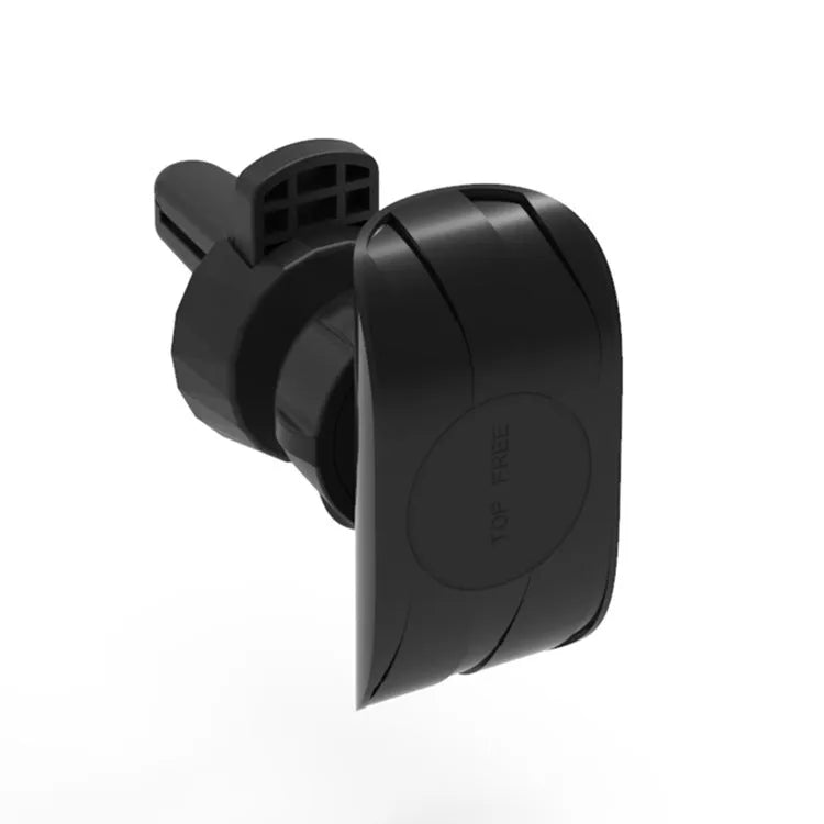 Glory black car phone holder with adjustable side grips mounted on a car air vent
