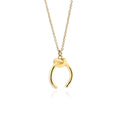Copper geometric pendant necklace with cross chain in gold or silver electroplated finish