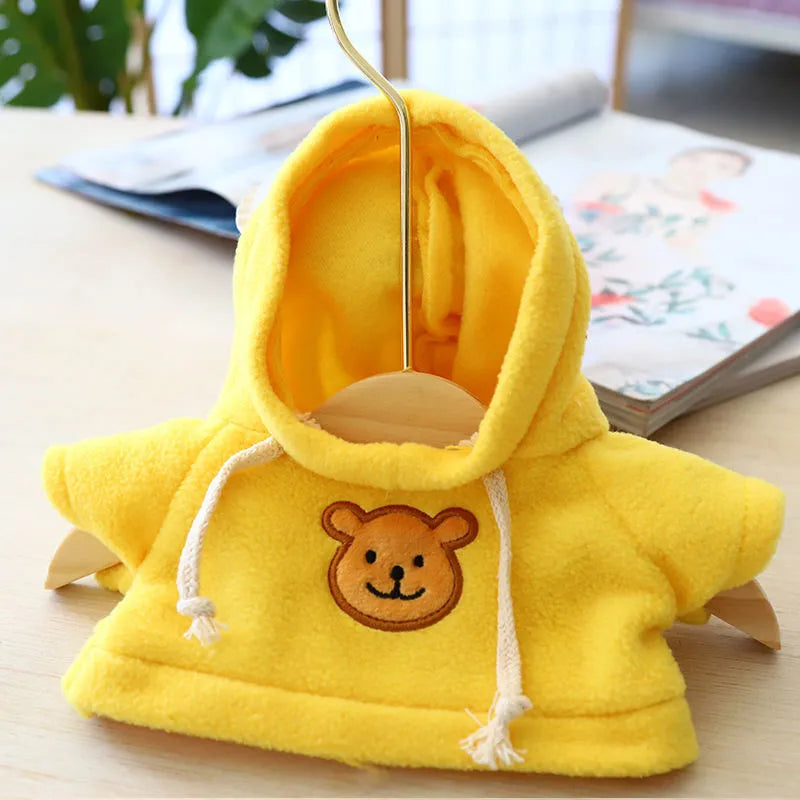 Cloth dog hoodie sweater with balaclava design in blue, shown on a mannequin.