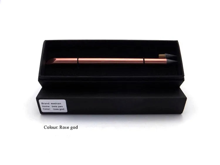 Inkless metal pen with special alloy steel 0.5mm tip in presentation box with spare nib